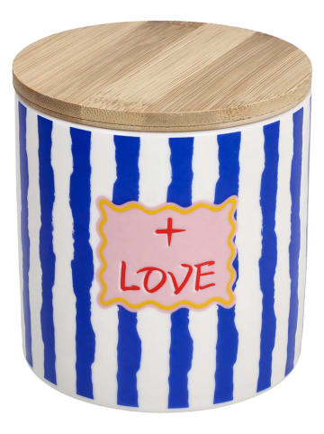 Tognana Vorratsdose "New Milk & Coffee Good Vibes" in Blau/ Weiß - 500 ml