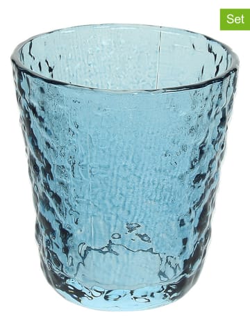Tognana 6-delige set: glazen "Elsa" blauw - 270 ml