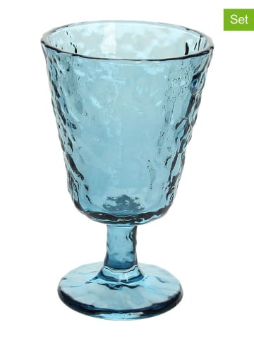 Tognana Szklanki (6 szt.) "Elsa" w kolorze niebieskim - 270 ml