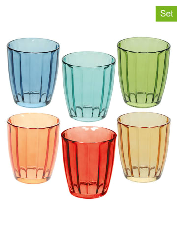 Tognana Szklanki (6 szt.) "Siviglia" w różnych kolorach - 310 ml