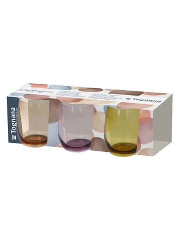 Tognana 6-delige set: glazen ''Tulip'' meerkleurig - 400 ml