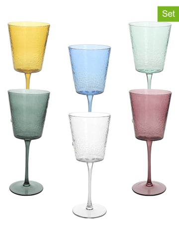 Andrea Fontebasso 1760 6er-Set: Gläser "Alice" in Bunt - 370 ml