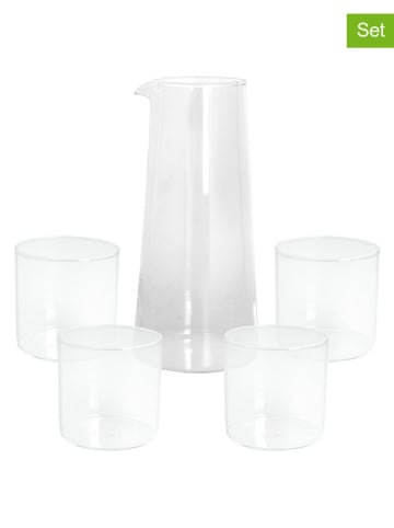 Tognana 5-delige set: kan met glazen "Lyra"