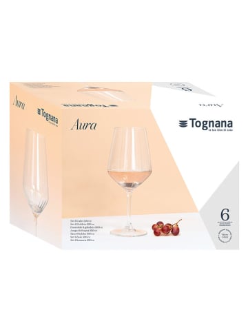 Tognana 6er-Set: Weingläser "Aura" - 500 ml