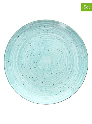 Tognana 6-delige set: dinerborden turquoise - Ø 27 cm