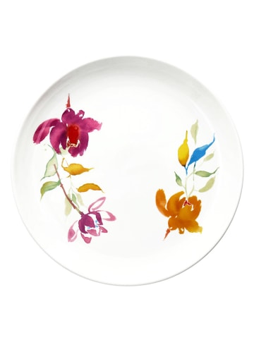 Tognana 18-częściowy zestaw "Iris" w kolorze białym ze wzorem