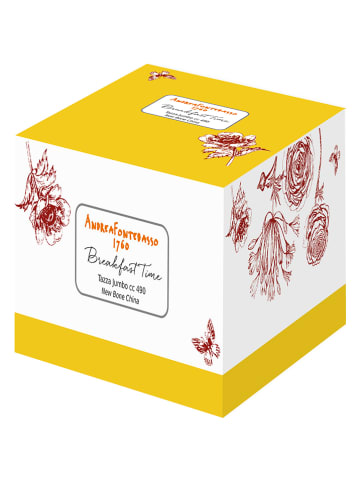 Andrea Fontebasso 1760 Kubek jumbo "Breakfast Time" w kolorze żółtym - 490 ml