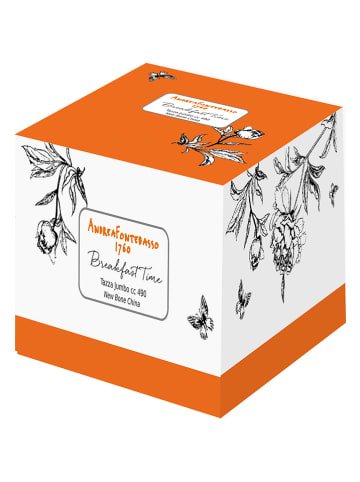 Andrea Fontebasso 1760 Mok "Breakfast Time" oranje - 490 ml