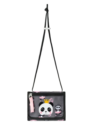 BAAGL Geldbörse "Panda" in Grau/ Rosa