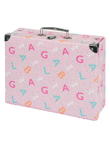 BAAGL Aufbewahrungskoffer "Logo" in Rosa - (L)32,5 x (B)10,5 x (H)26 cm