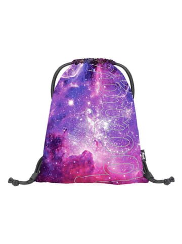 BAAGL 3-częściowy zestaw szkolny "Galaxy" w kolorze fioletowo-różowo-niebieskim