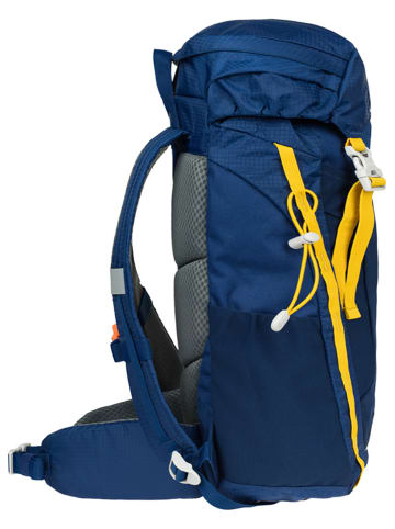 BAAGL Outdoorrucksack "Tracker Roj" in Blau/ Gelb - (L)26 x (B)13 x (H)42 cm - 14 l