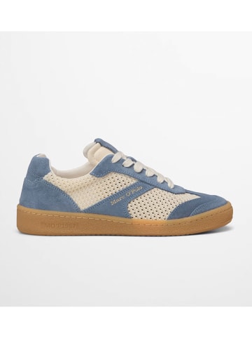 Marc O'Polo Shoes Leren sneakers lichtblauw/beige