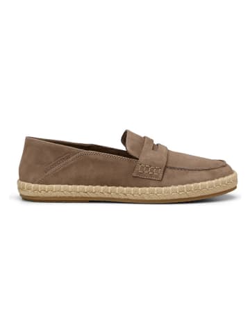 Marc O'Polo Shoes Skórzane espadryle w kolorze brązowym