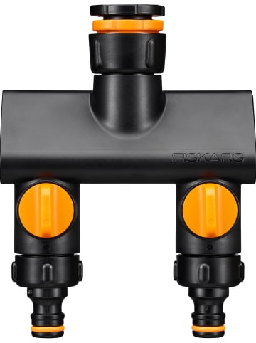 Fiskars Wentyl dwukierunkowy "Comfort" w kolorze czarno-pomarańczowym