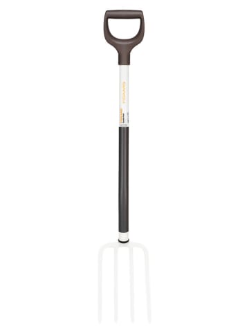 Fiskars Spatengabel in Schwarz/ Silber