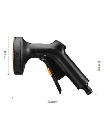Fiskars Sprühpistole in Schwarz