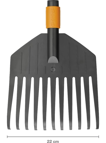 Fiskars Grabie "QuikFit" w kolorze czarnym do liści