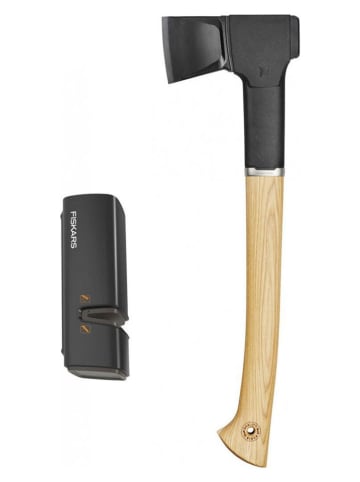 Fiskars Kloofbijl zwart/beige
