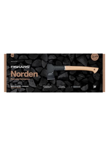 Fiskars Kloofbijl zwart/beige