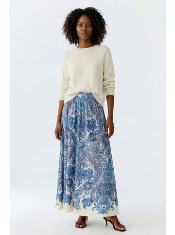 Oui Rok blauw/crème