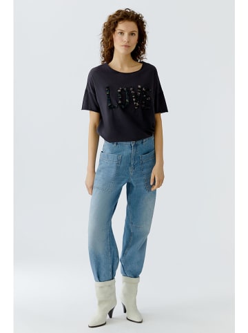 Oui Shirt in Schwarz