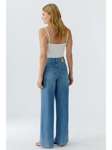 Oui Spijkerbroek - comfort fit - blauw