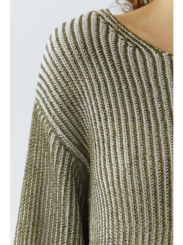 Oui Trui kaki/crème