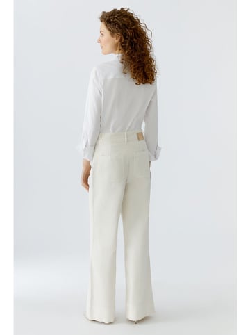 Oui Spijkerbroek - comfort fit - crème