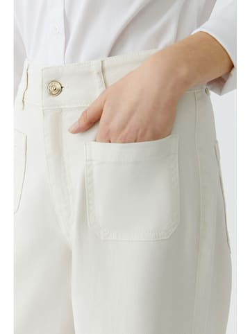 Oui Spijkerbroek - comfort fit - crème