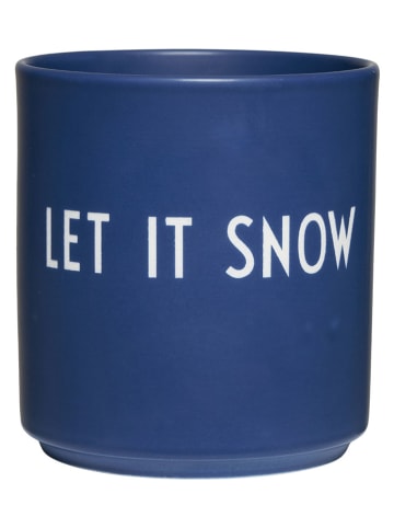 Design Letters Becher ''Let It Snow'' in Blau - 250 ml