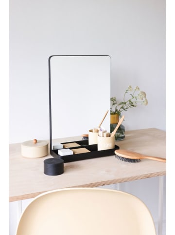 Design Letters Wandspiegel zwart - (B)30 x (H)45 cm