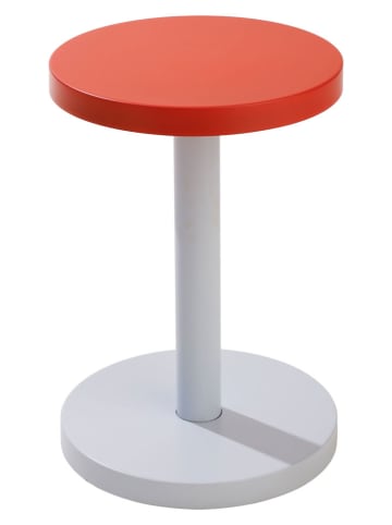 Design Letters 3in1-Tisch in Weiß/ Rot - (H)45 cm