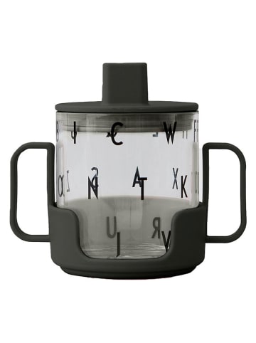 Design Letters Uchwyt w kolorze czarnym do szklanki