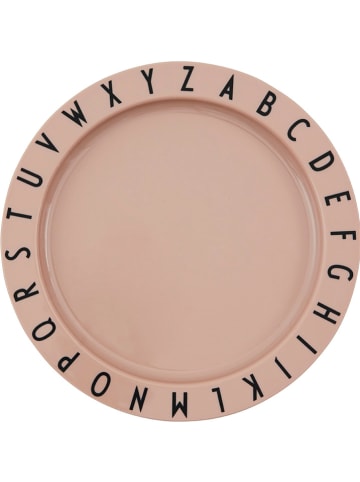 Design Letters Bord "Eat & Learn" lichtroze - Ø 20 cm