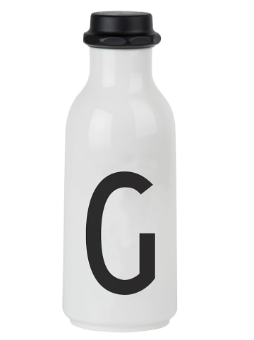 Design Letters Trinkflasche in Weiß - 500 ml