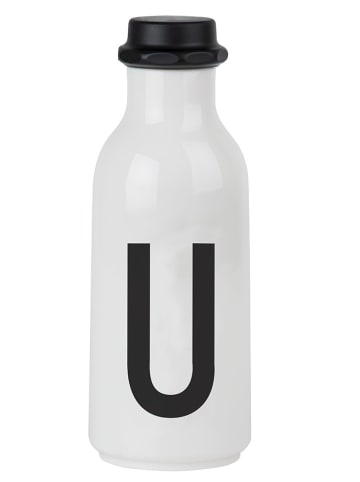 Design Letters Trinkflasche in Weiß - 500 ml