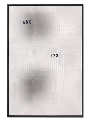 Design Letters Tablica ogłoszeń w kolorze szarym - A4