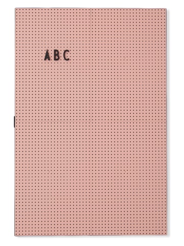 Design Letters Message-Board in Rosa - A3