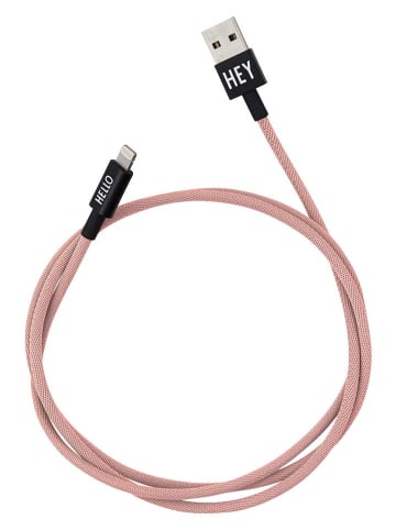 Design Letters USB C-Lightning kabel lichtroze - (L)100 cm