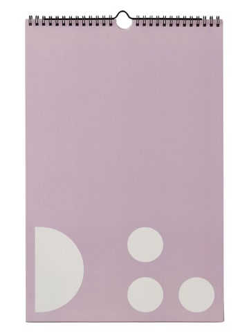 Design Letters Monatsplaner in Rosa - (B)25 x (H)39 cm