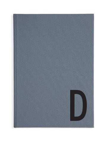 Design Letters Notitieboek blauwgrijs - (B)15 x (H)21 x (D)1,5 cm
