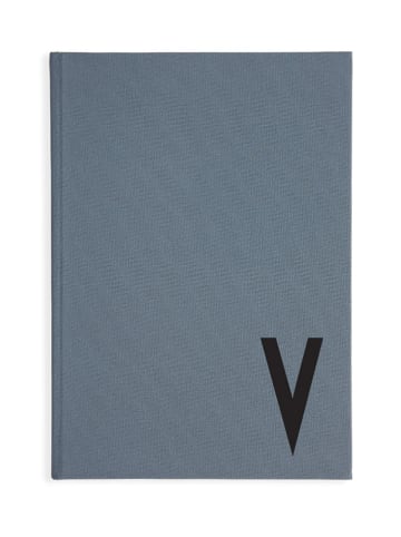 Design Letters Notitieboek blauwgrijs - (B)15 x (H)21 x (D)1,5 cm