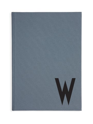 Design Letters Notitieboek blauwgrijs - (B)15 x (H)21 x (D)1,5 cm
