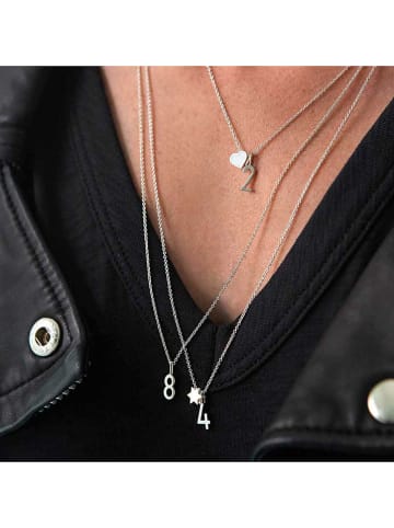 Design Letters Silber-Anhänger "Lucky numbers"