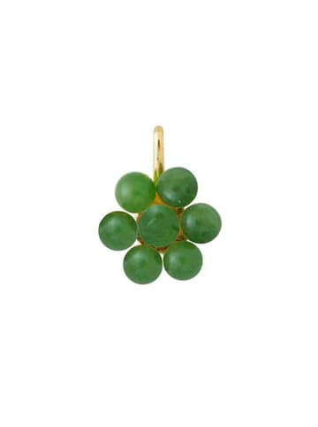 Design Letters Pozłacana zawieszka "My Flower" z żadem