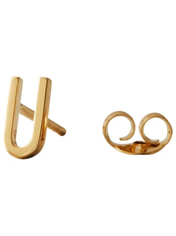 Design Letters Vergulde oorstekers "Archetypes"