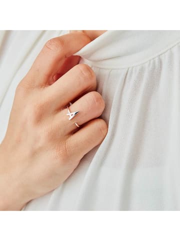 Design Letters Silber-Ring "A"