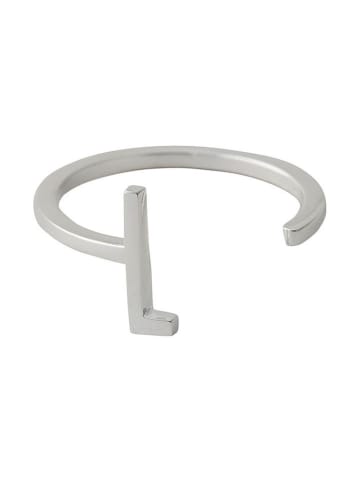 Design Letters Silber-Ring "L"