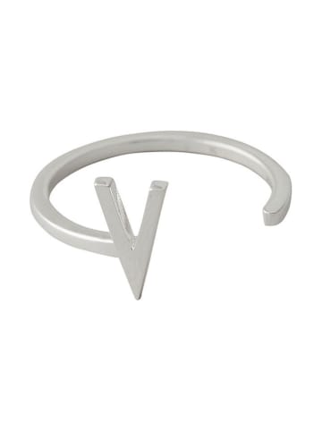 Design Letters Silber-Ring "V"